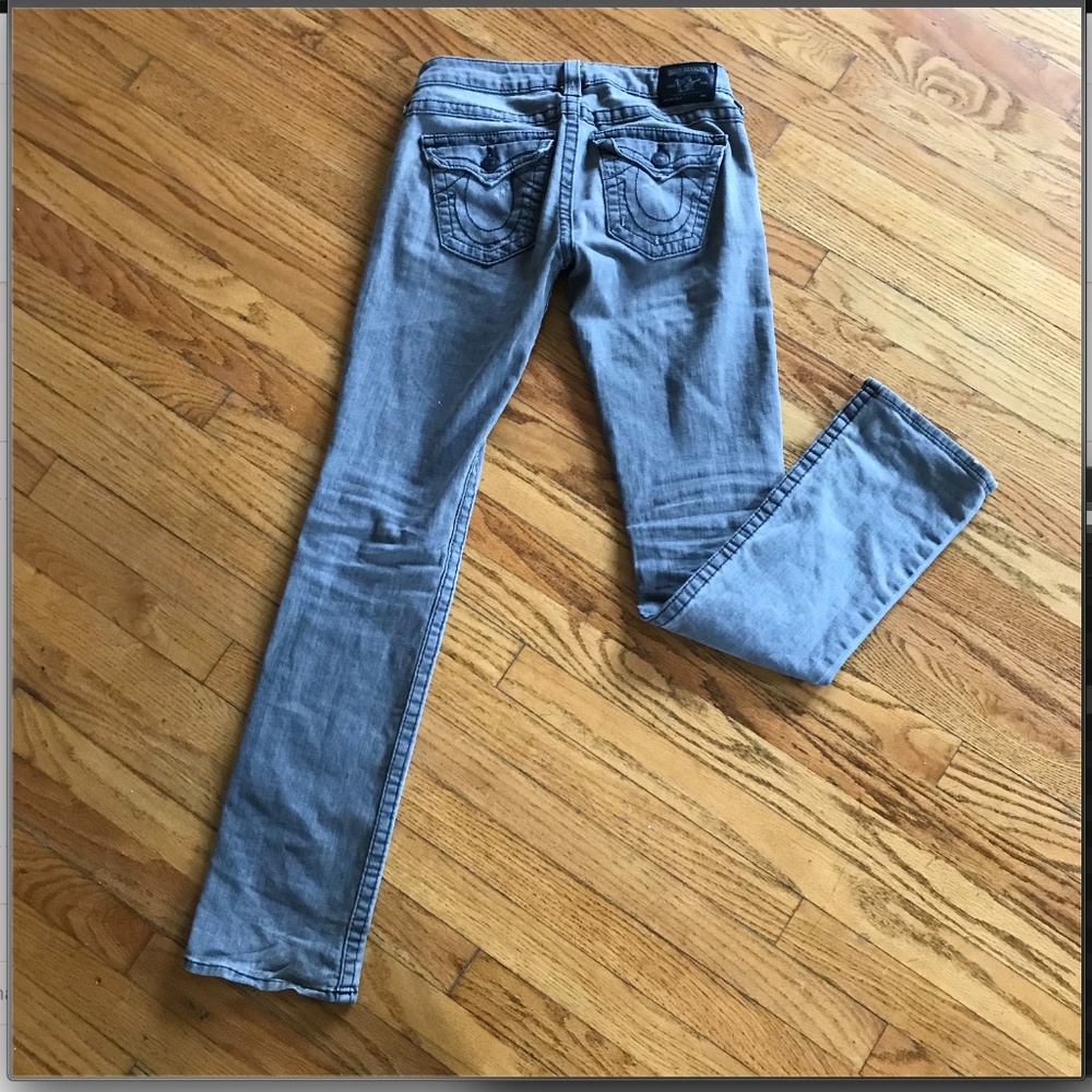Grey True Religion Jeans Sz 28